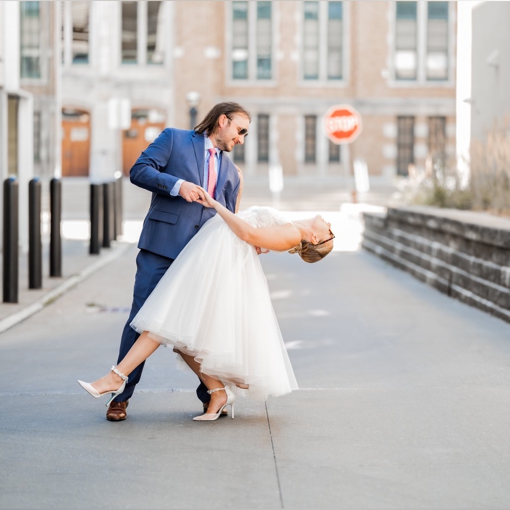 Ruthie by Watters tea length wedding dress